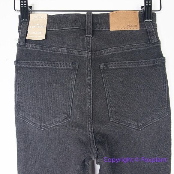 NEW Madewell Cali Demi-Boot Jeans‎ in Bayland Wash: Raw-Hem Edition, 24 - Picture 9 of 15